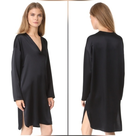 vince silk tunic dress